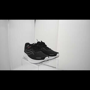 Saucony Women's Guide 16 Sneaker, Black/White, 7.5 Wide